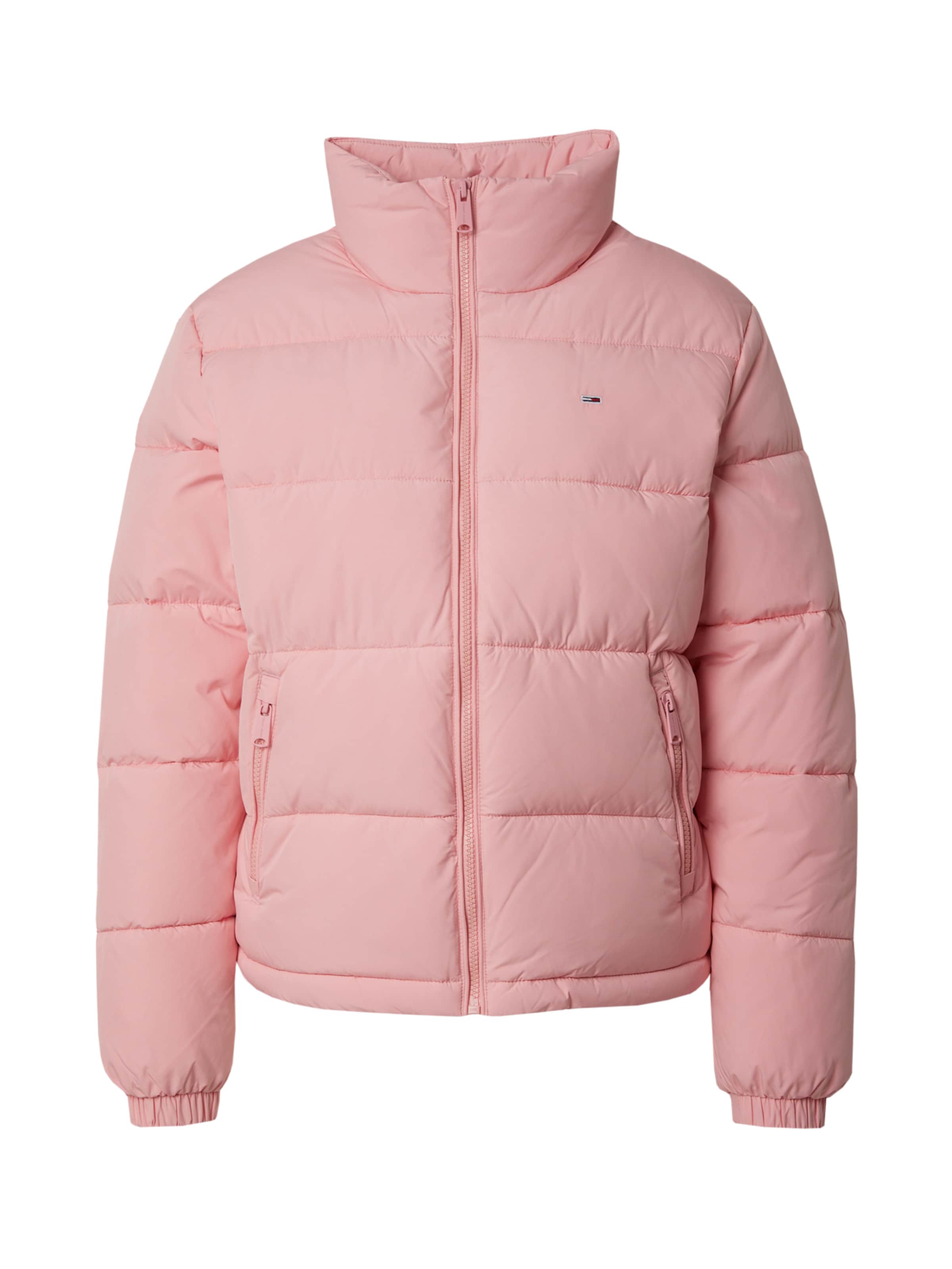 Tommy Jeans Overgangsjakke 'ESSENTIAL' i pink: forside