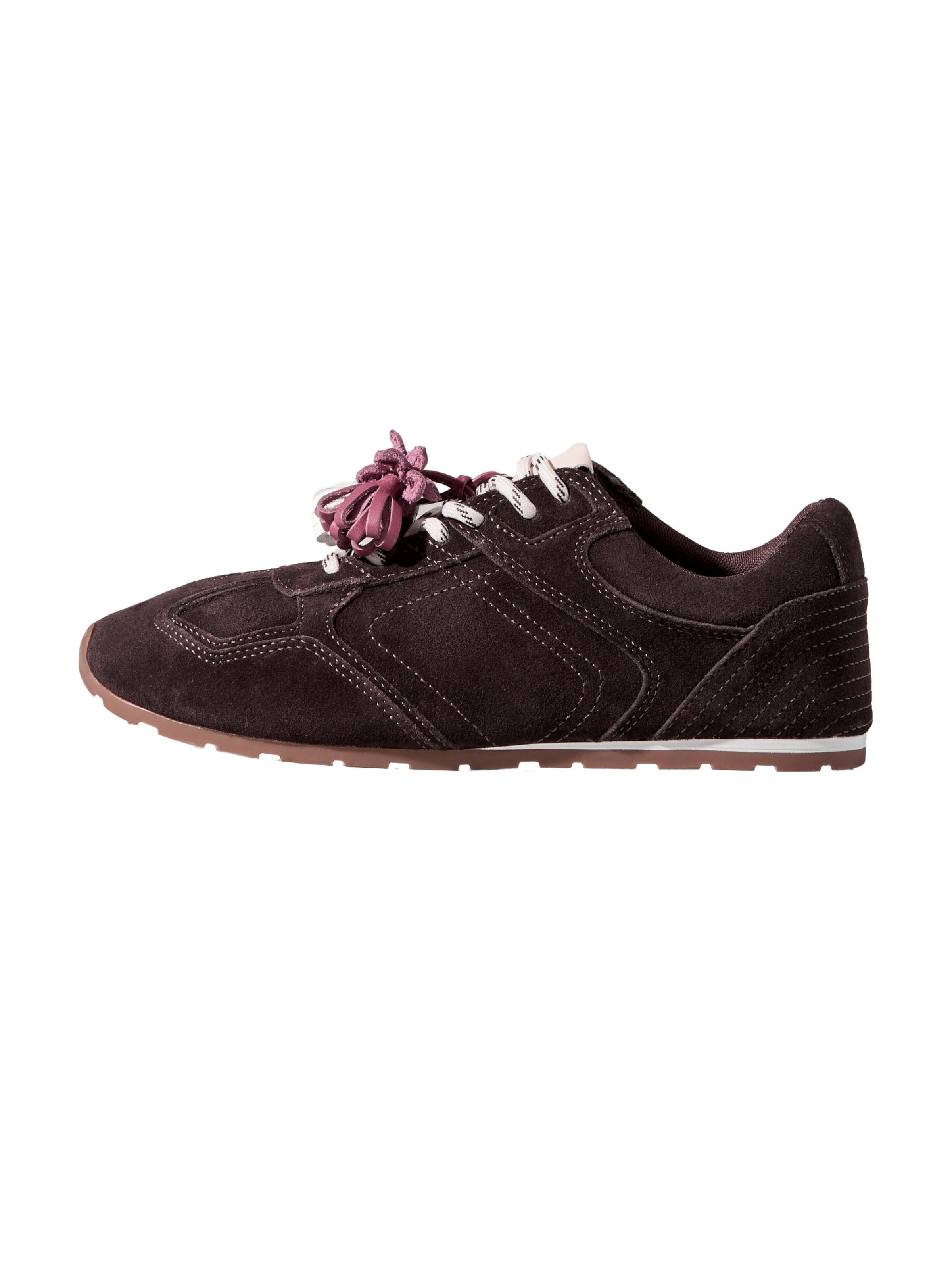 Next Rövid szárú sportcipők 'N. Premium' - barna: elől