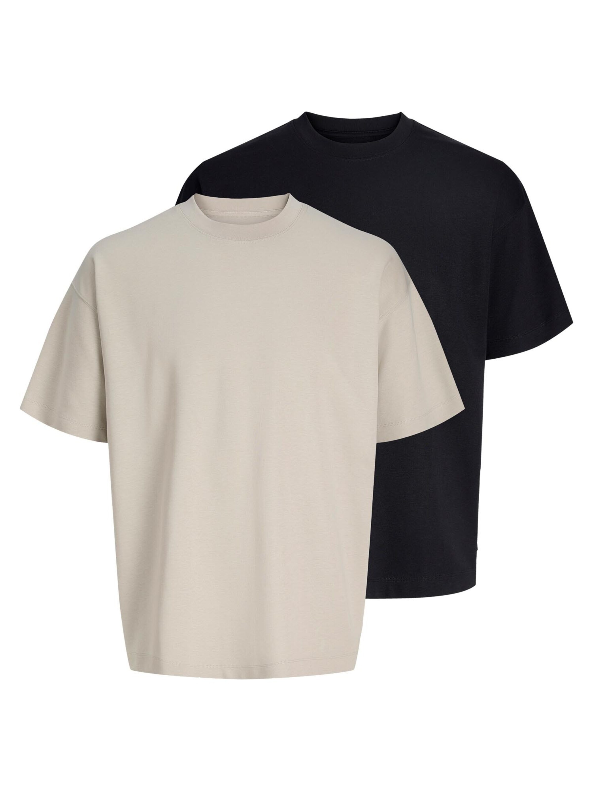 JACK & JONES Shirt 'Barron Tee' in Brown: front