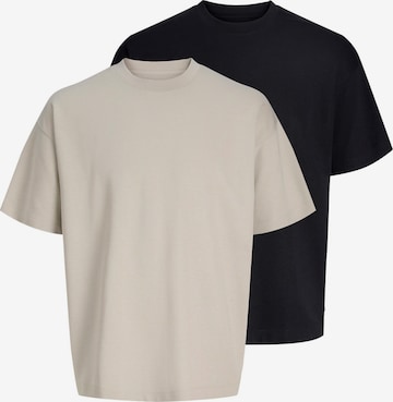 JACK & JONES Shirt 'Barron Tee' in Braun: Vorderseite