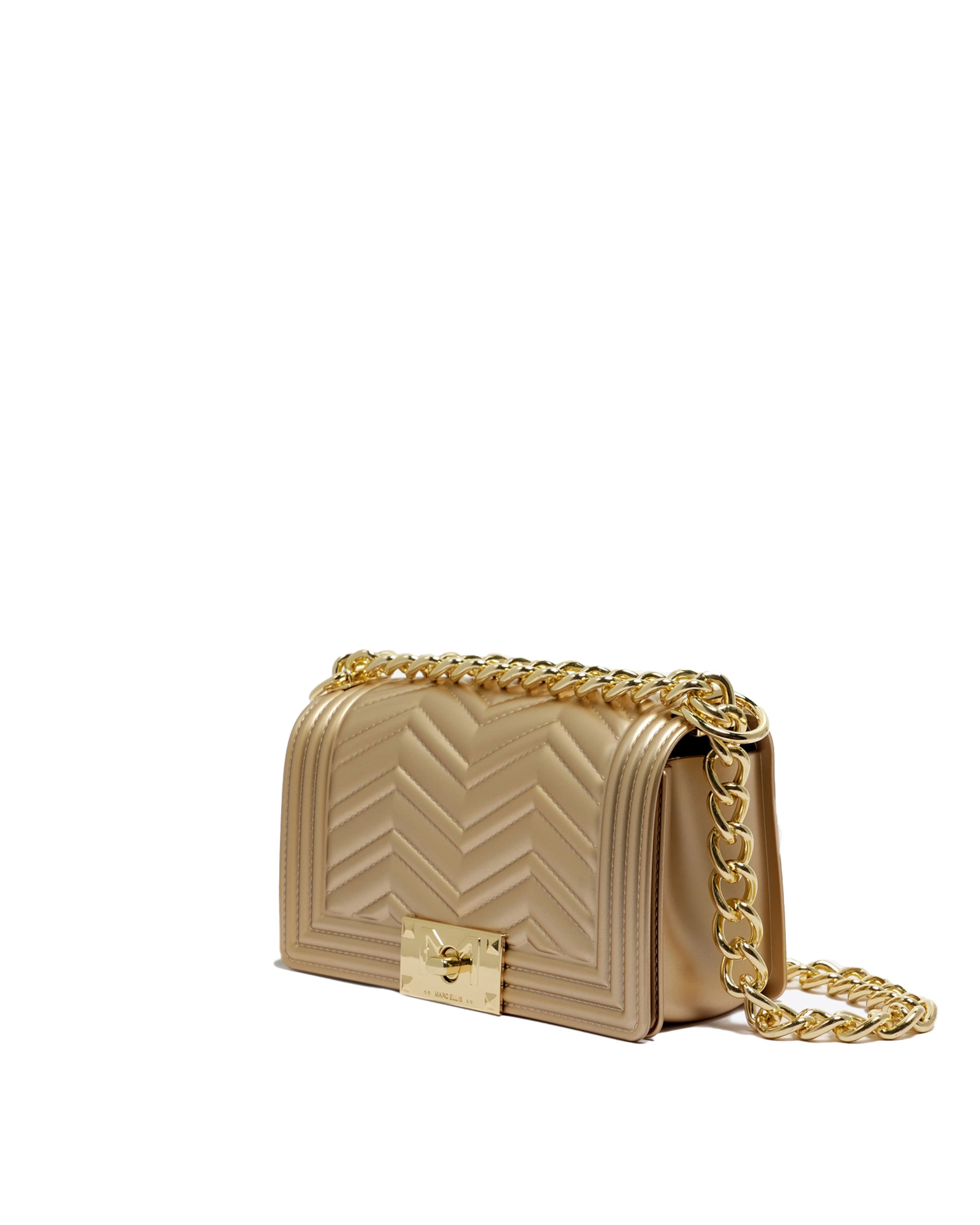 Marc Ellis Schoudertas in Goud: voorkant