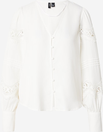 VERO MODA Блузка 'VMTHEA' в Белый: спереди