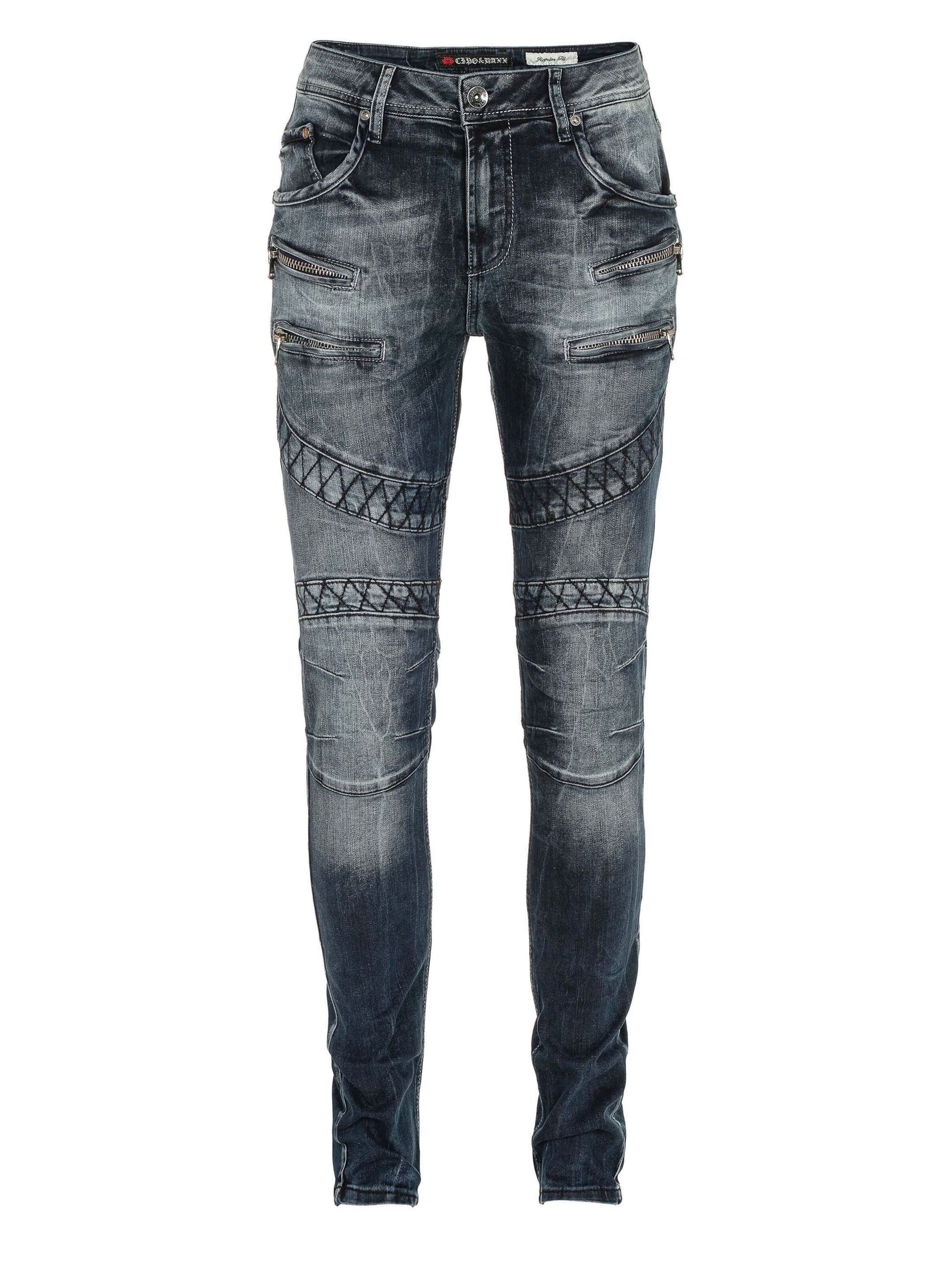 CIPO & BAXX Skinny Jeans in Blau: Vorderseite