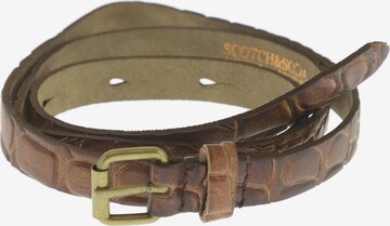 SCOTCH & SODA Belt & Suspenders in One size in Brown: front