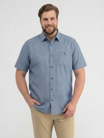 Coupe regular Chemise business LERROS en bleu : devant