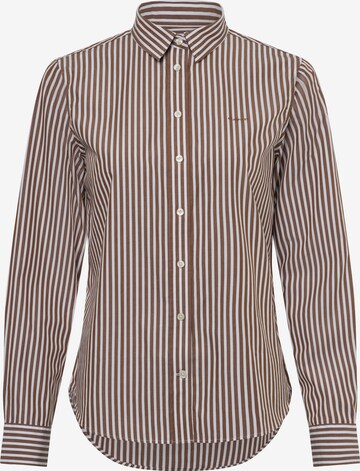 GANT Bluse in Braun: Vorderseite