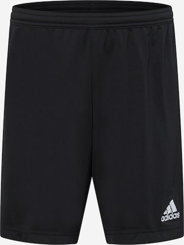 ADIDAS SPORTSWEAR Regular Workout Pants 'Entrada 22' in Black: front
