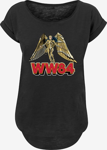 F4NT4STIC Shirt 'DC Comics Wonder Woman 84 Golden Armour' in Black: front