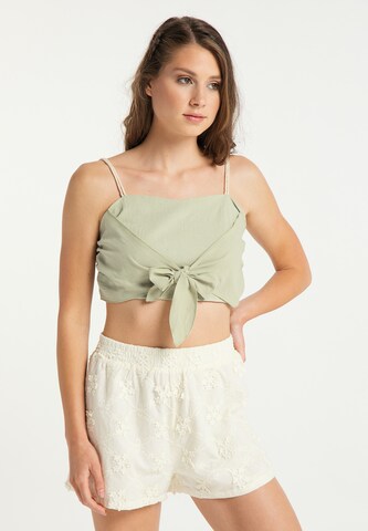 IZIA Top in Green: front