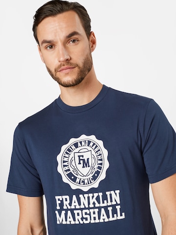 FRANKLIN & MARSHALL Regular fit Shirt in Blauw