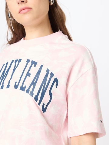 Maglietta di Tommy Jeans in rosa