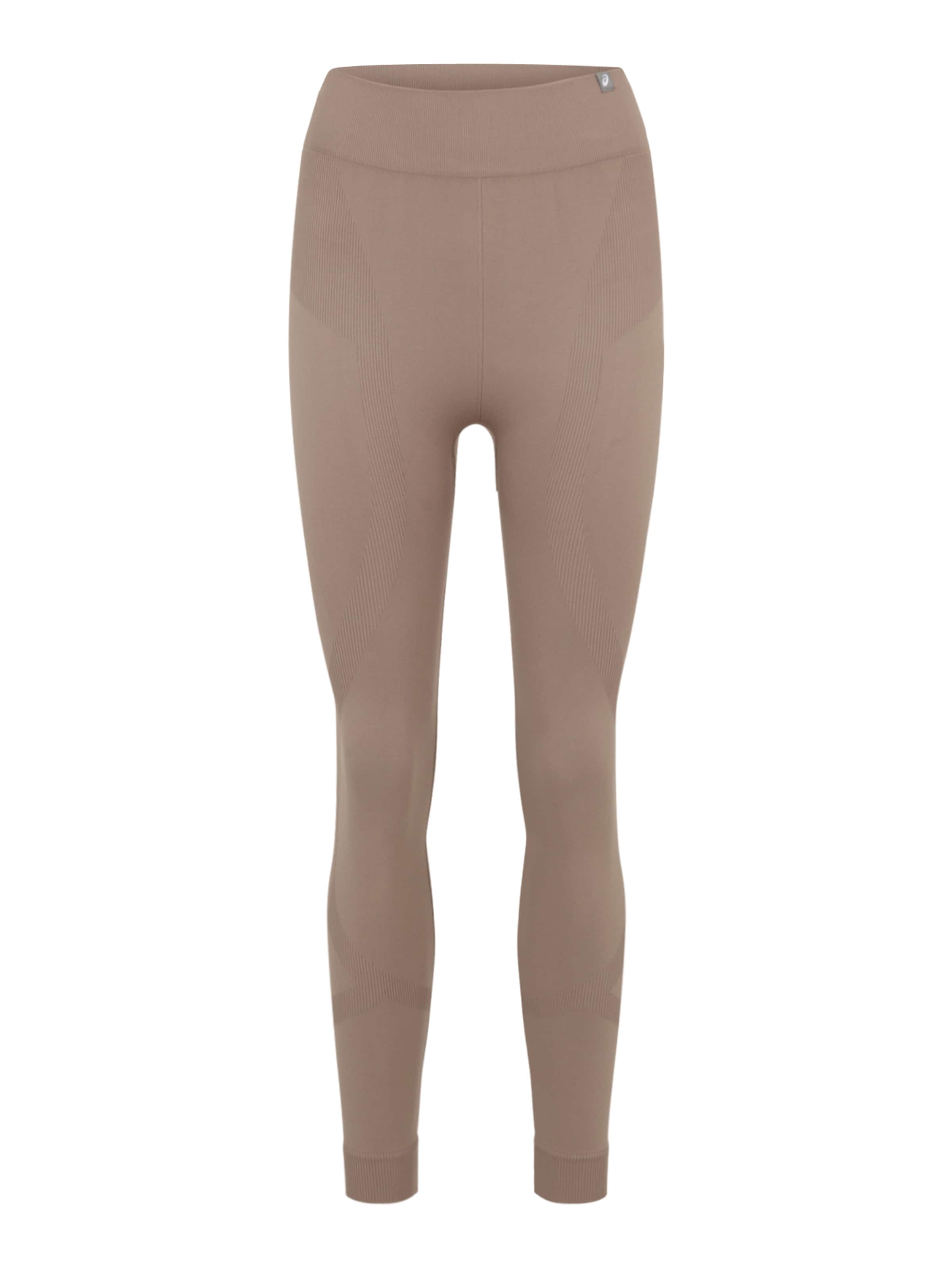 ASICS Skinny Sportbroek &#x27;NAGINO FLEX&#x27; in Grijs: voorkant