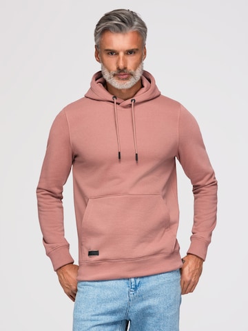 Sweat-shirt Ombre en rose : devant