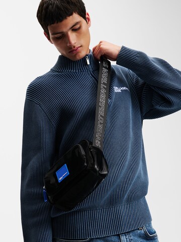 KARL LAGERFELD JEANS Umhängetasche 'Urban' in Schwarz: Vorderseite