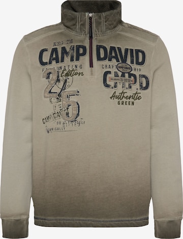 Sweat-shirt 'The Craftsmen' CAMP DAVID en vert : devant