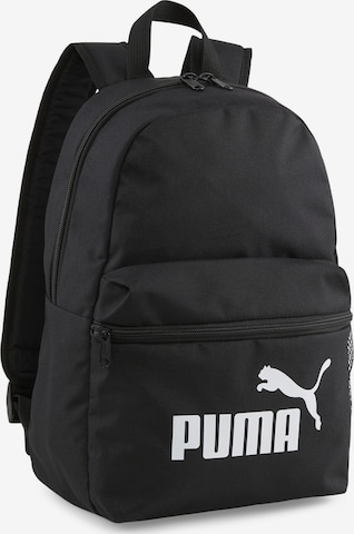 PUMA Sports Backpack 'Phase ' in Black: front