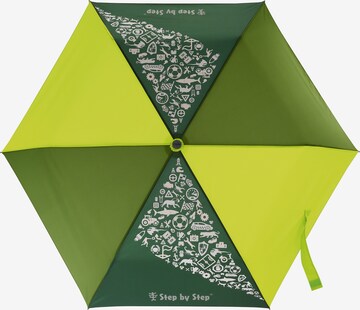 STEP BY STEP Umbrella 'Magic Rain' in Green: front