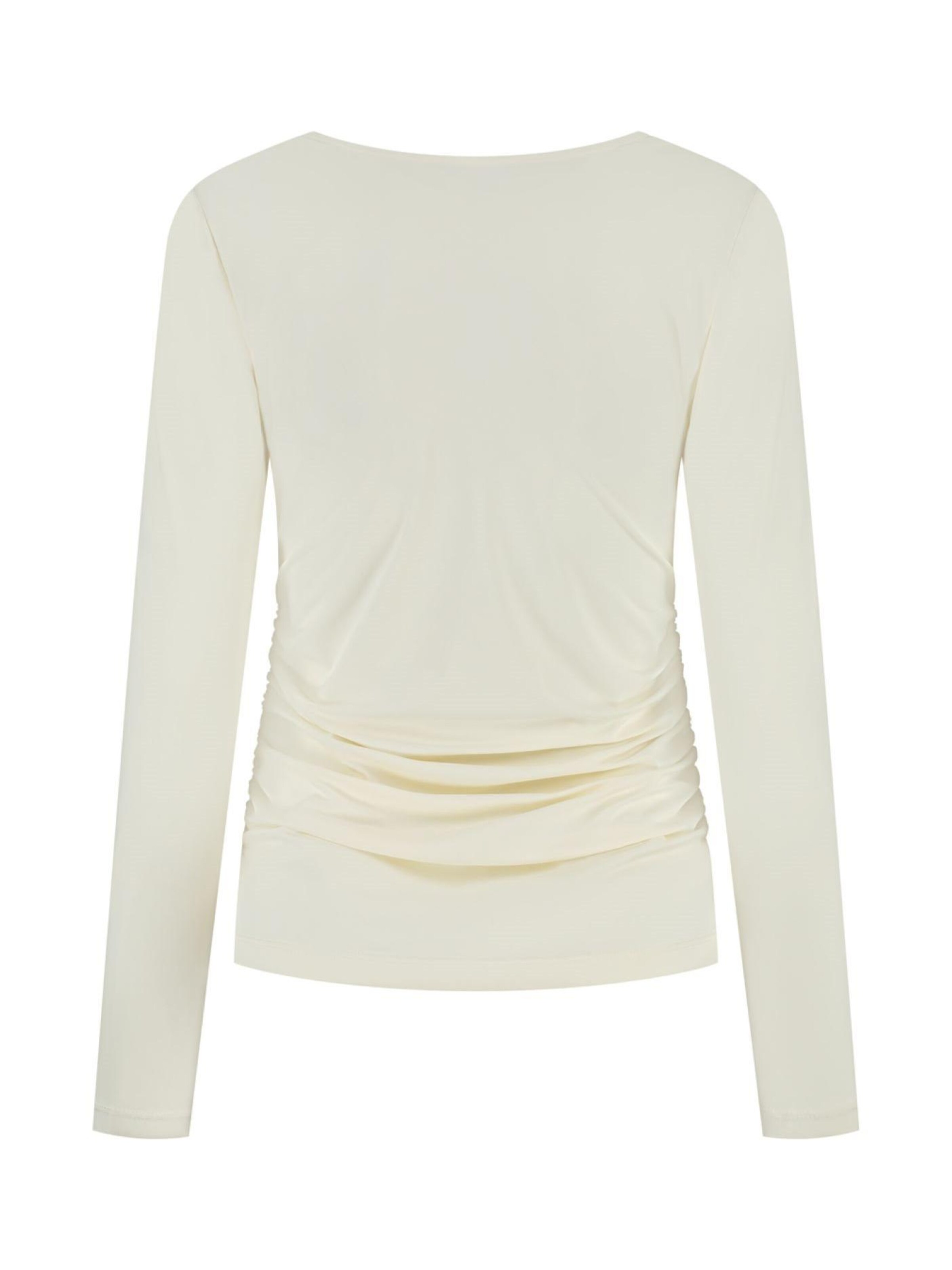 Lady Day Shirt 'Lady Day Arly-V off white' in White