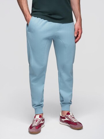 Ombre Tapered Hose in Blau: Vorderseite