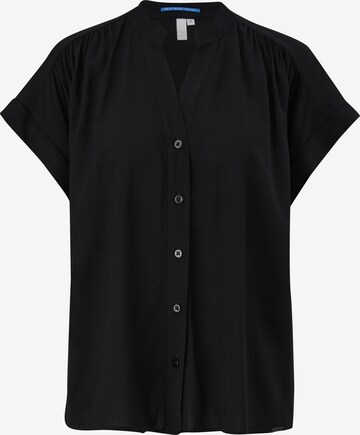 QS Blouse in Zwart: voorkant