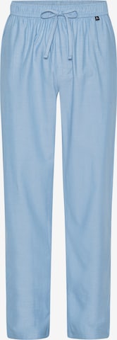 DANISH ENDURANCE Pajama pants in Blue: front