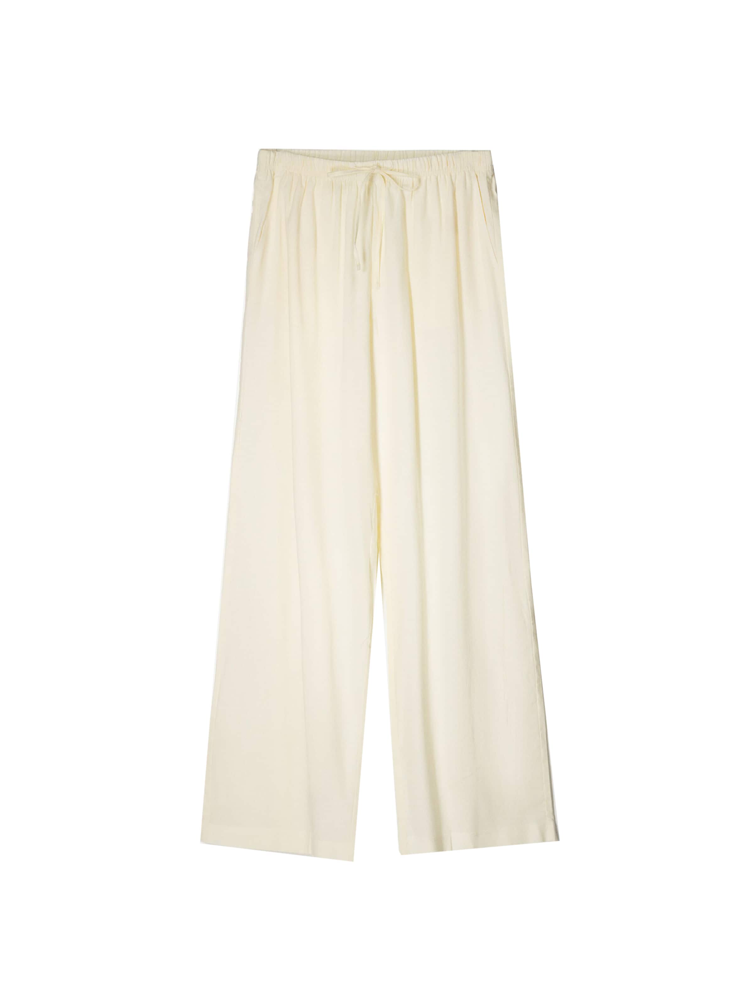 BershkaHlače - žuta boja: prednji dio