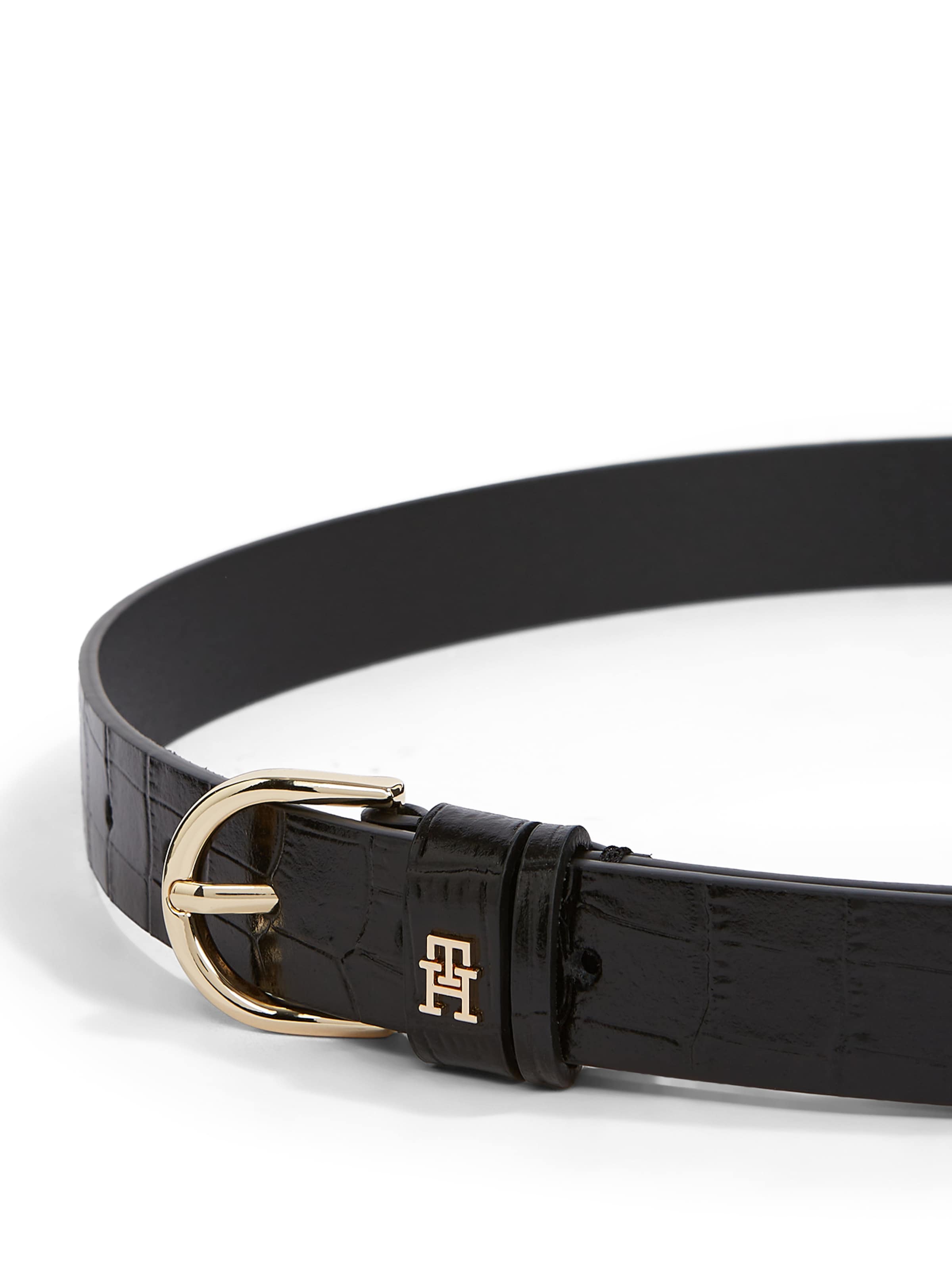 TOMMY HILFIGER Bälte 'ESSENTIAL EFFORTLESS' i svart