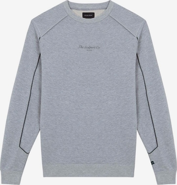 Scalpers Sweatshirt 'Welt' in Grey: front