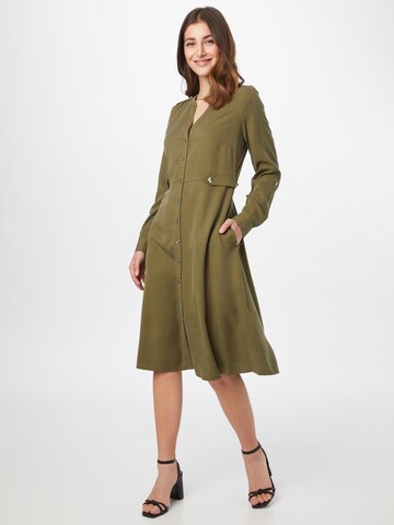 Robe-chemise COMMA en vert : devant