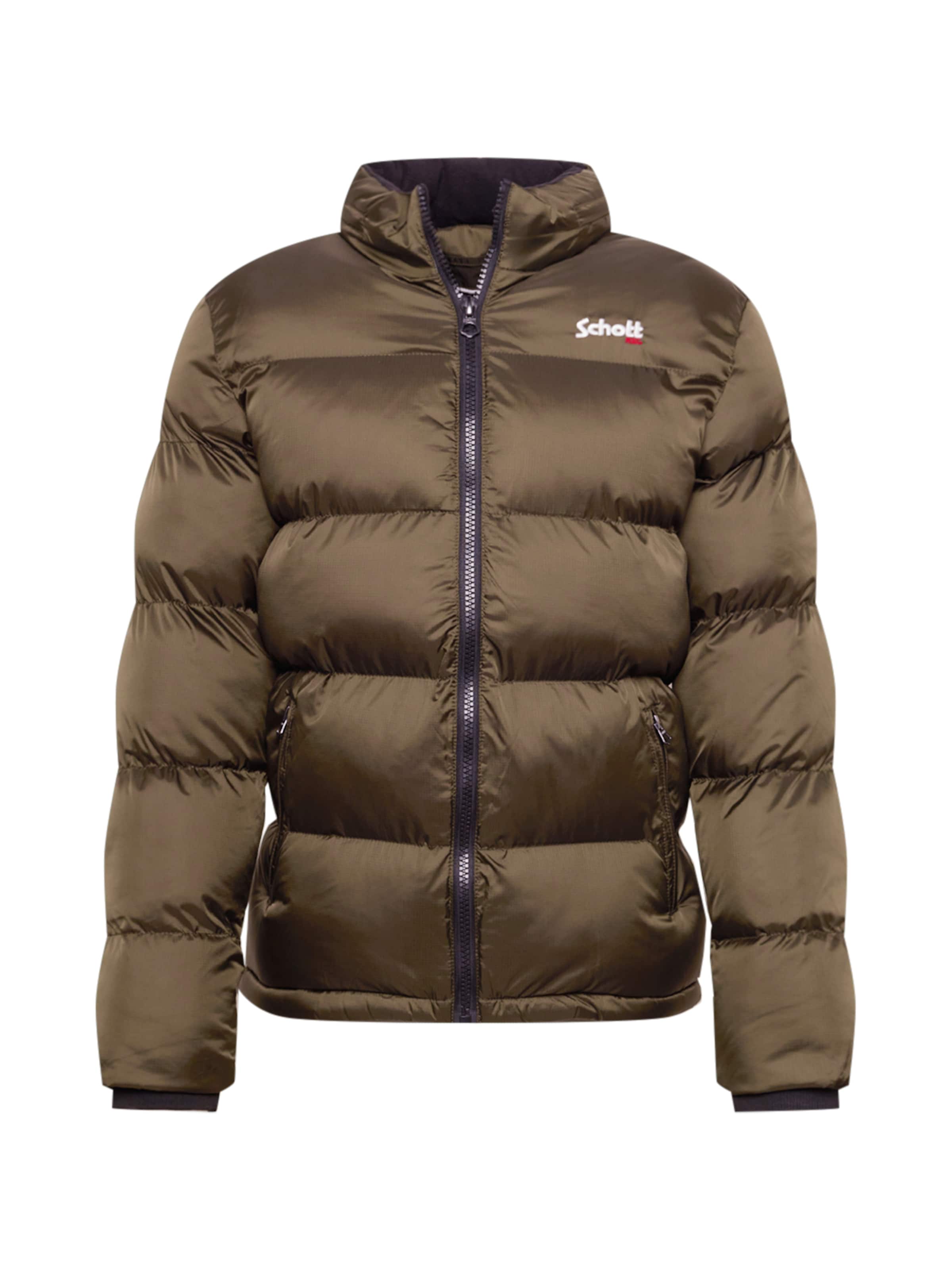Schott NYC Between-season jacket 'Idaho' in Green: front
