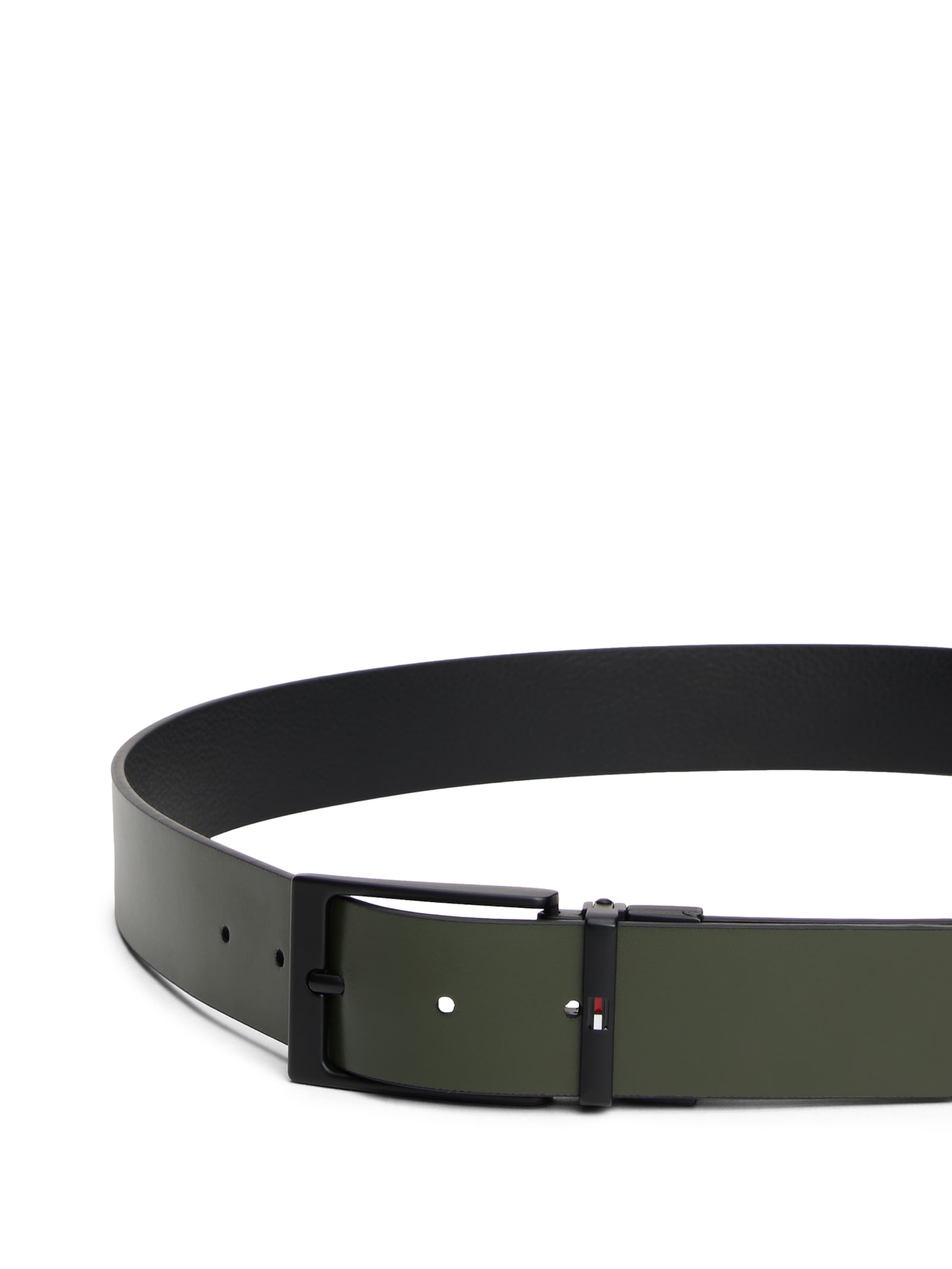 TOMMY HILFIGER Ζώνη 'LAYTON REV' σε πράσινο