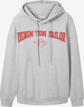 TOM TAILOR DENIM Sweatshirt in Grau: predná strana