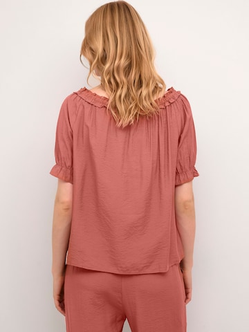 Cream Bluse in Rot