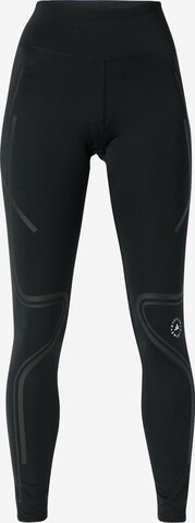 ADIDAS BY STELLA MCCARTNEY Skinny Workout Pants 'Truepace ' in Black: front