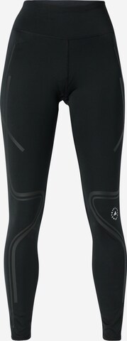 ADIDAS BY STELLA MCCARTNEY - Skinny Calças de desporto 'Truepace ' em preto: frente