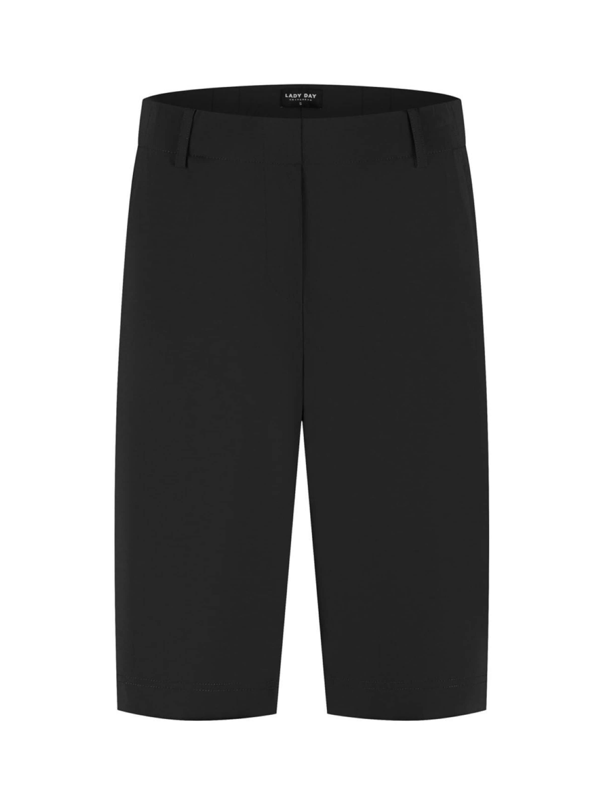 Lady Day Regular Trousers 'Lady Day Lettie Zwart' in Black: front