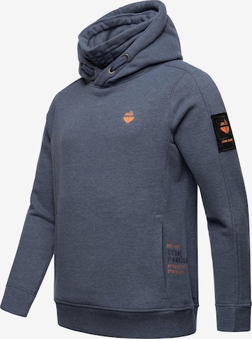 STONE HARBOUR Sweatshirt 'Emilio Eduardo' i blå