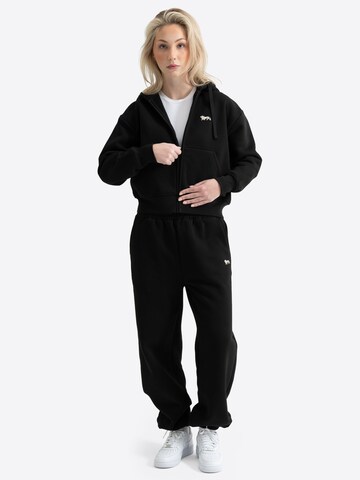 LONSDALE Jogginganzug in Schwarz
