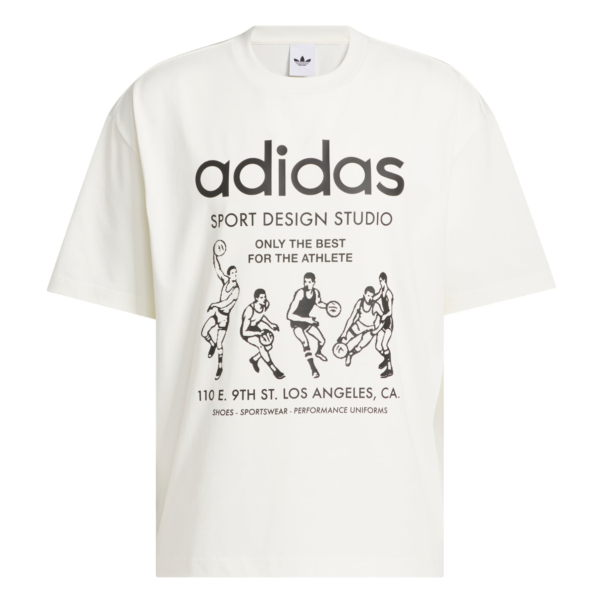 ADIDAS ORIGINALS - Camiseta 'Only The Best For The Athlete' en blanco: frente