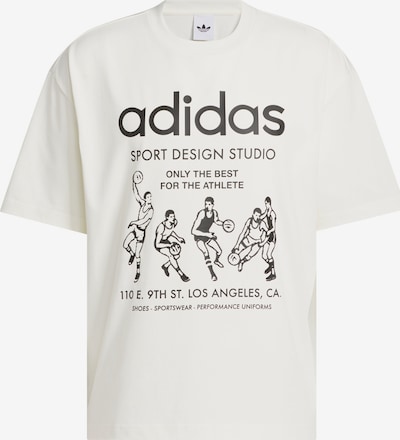 ADIDAS ORIGINALS T-Shirt 'Only The Best For The Athlete' in XS in schwarz / weiß, Produktansicht