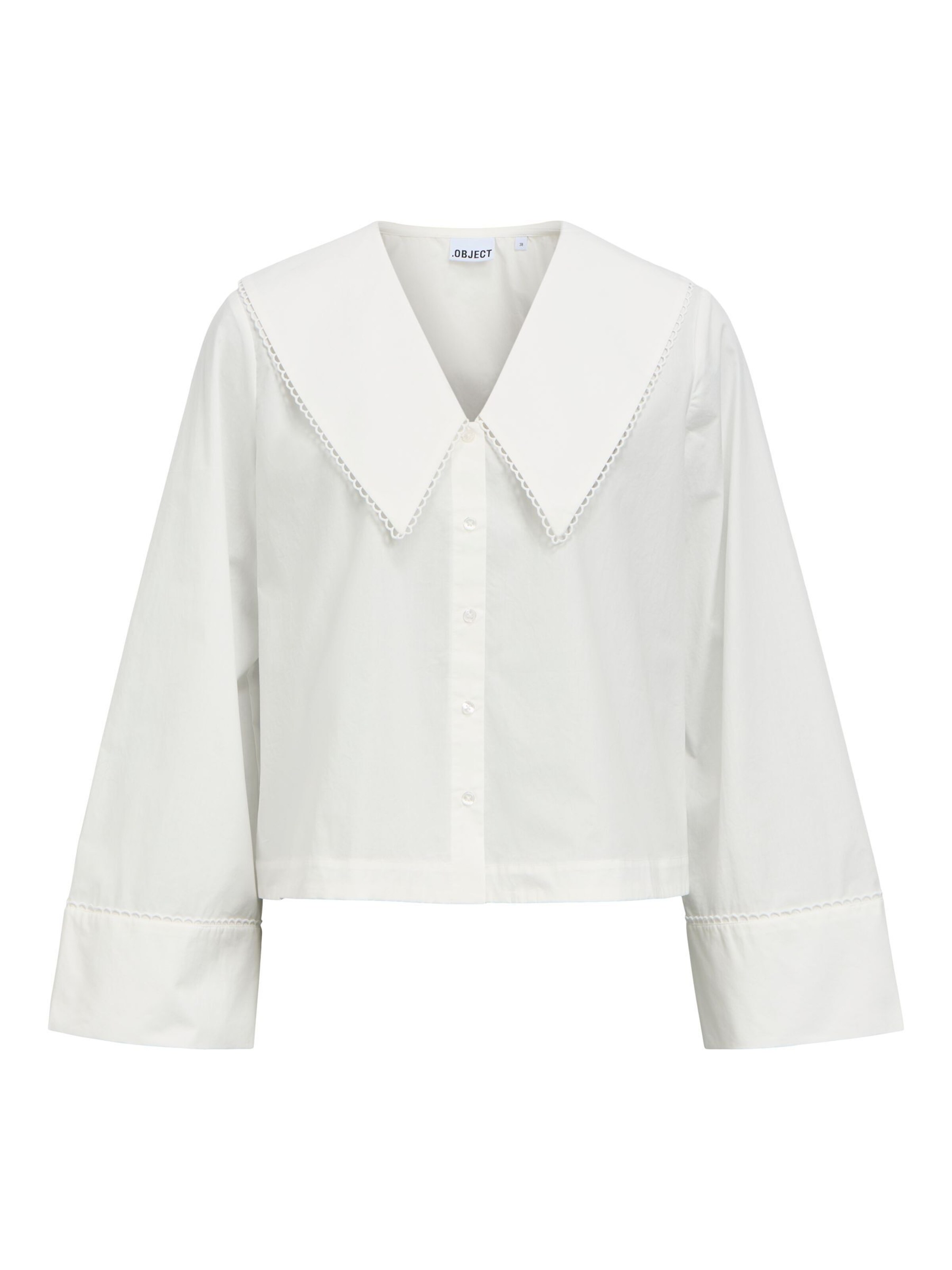 Camicia da donna 'OBJHope' di OBJECT in bianco: frontale