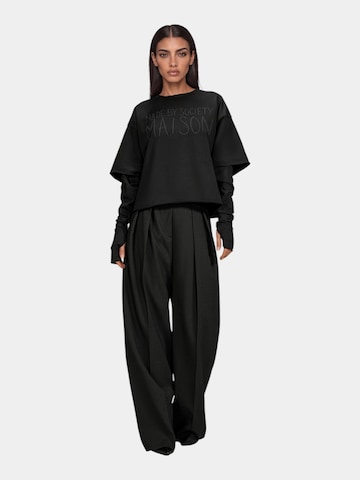 Maglietta 'WIDE LAYER T-shirt - T27902' di Made By Society in nero