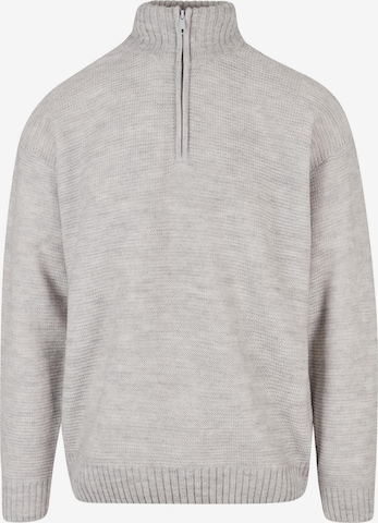 Urban Classics Пуловер в сиво: отпред