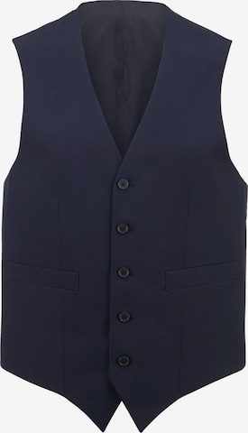 Men Plus Suit Vest in Blue: front