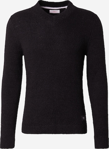 Pull-over s.Oliver en noir : devant