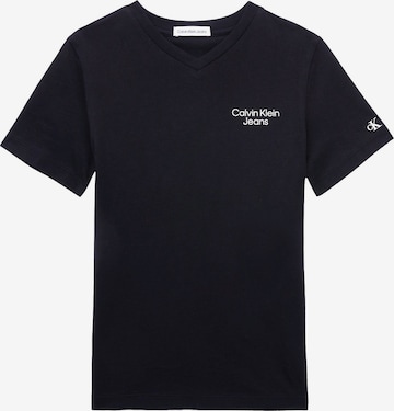 Calvin Klein Jeans Shirt in Zwart: voorkant