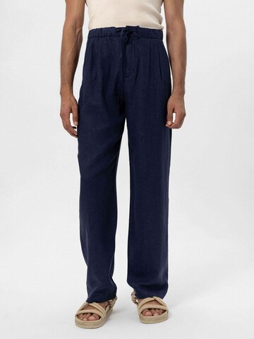 regular Pantaloni con pieghe 'Gregorio' di Antioch in blu: frontale