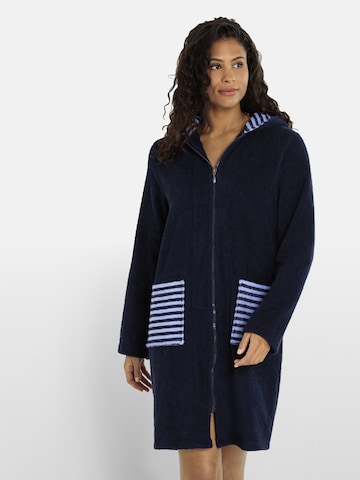 bonprix Badjas kort in Blauw: voorkant