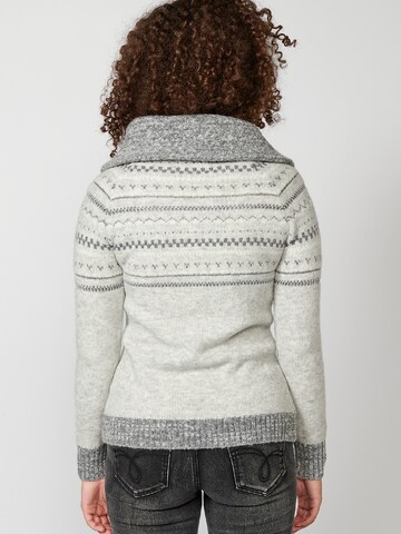 KOROSHI Knit cardigan in Grey