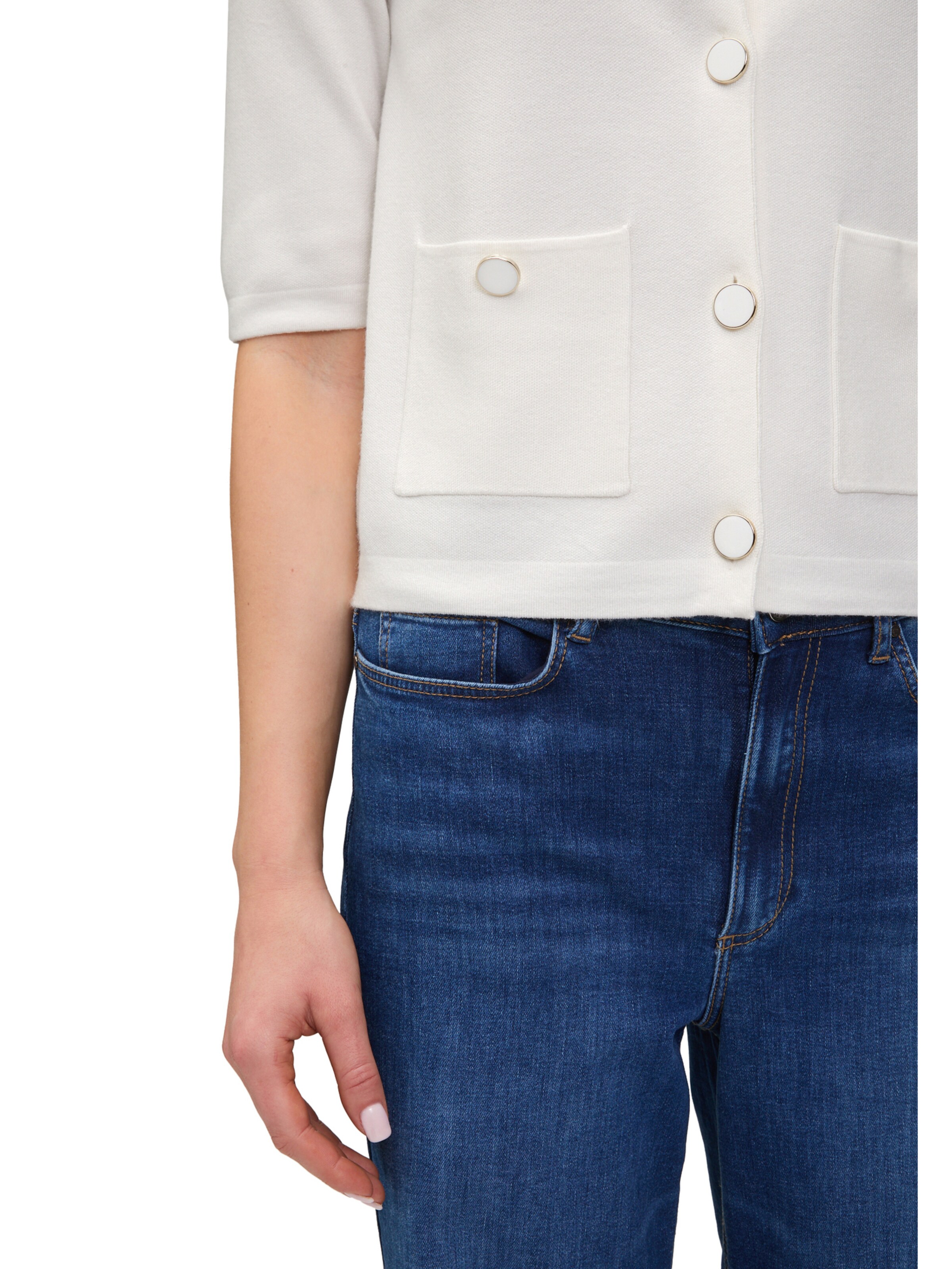 Betty & Co Strickjacke in Beige